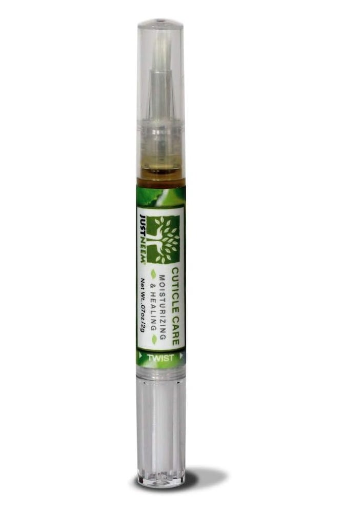 justneem Neem Cuticle Care Pen with Mango Butter & Vitamin E - 0.07 oz for Strengthening and Repairing Nails - Image 1